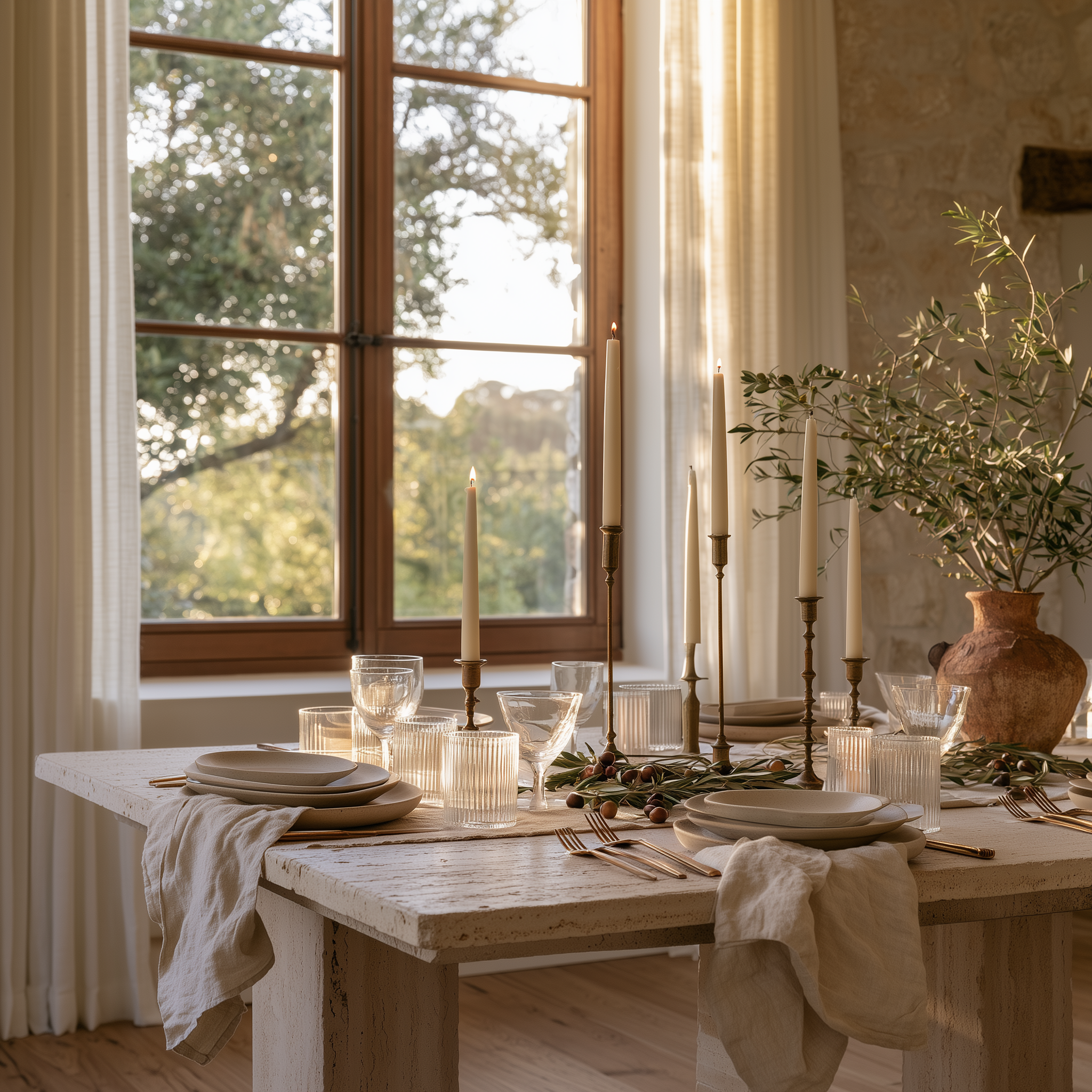 Luxury Table Linens & Napkin Rings | European-Inspired Dining
