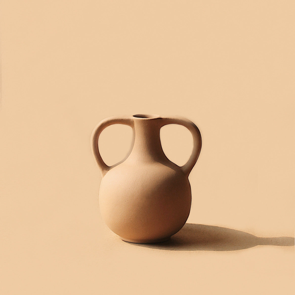 Harappan Ceramic Vase – Osmos Studio | Sculptural Handmade Vase for Dried Florals & Neutral Decor