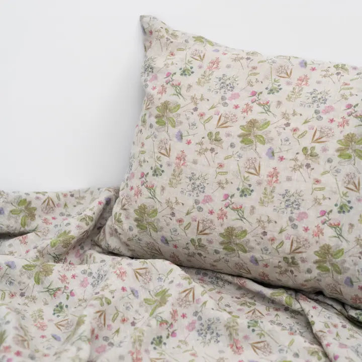 Botany 2 Floral Linen Pillowcases | Set of 2