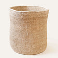 Banana Leaf Floor Basket – Tall Woven Storage Basket
