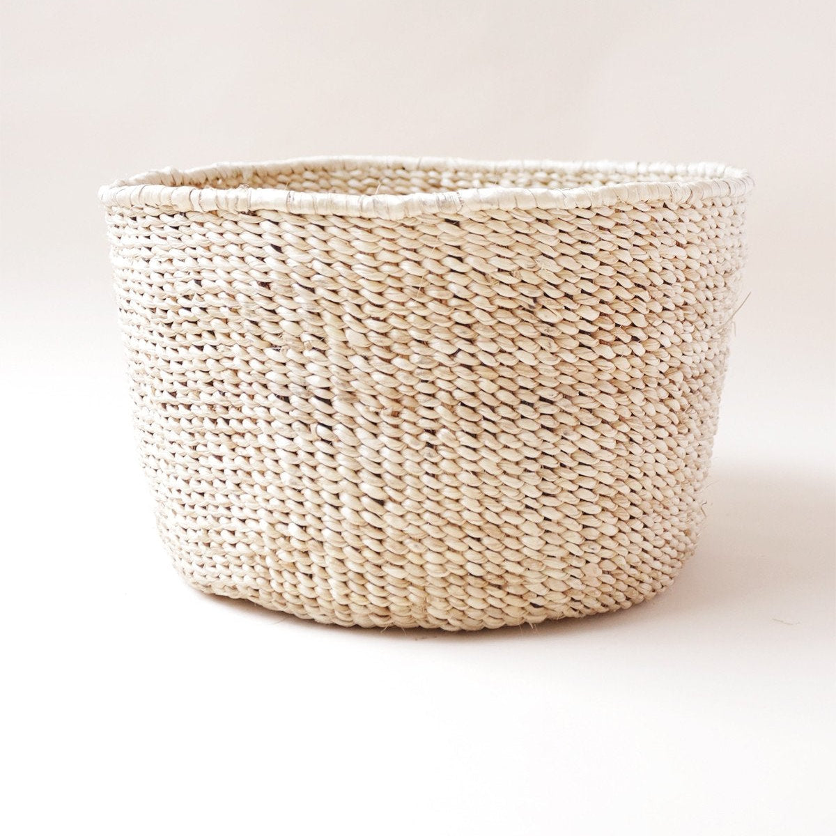 Banana Leaf Floor Basket – Woven Storage Basket
