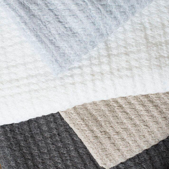 Hampton Linen Hand Towels – Set of 6 | 100% European Linen Kitchen & Bath Towels