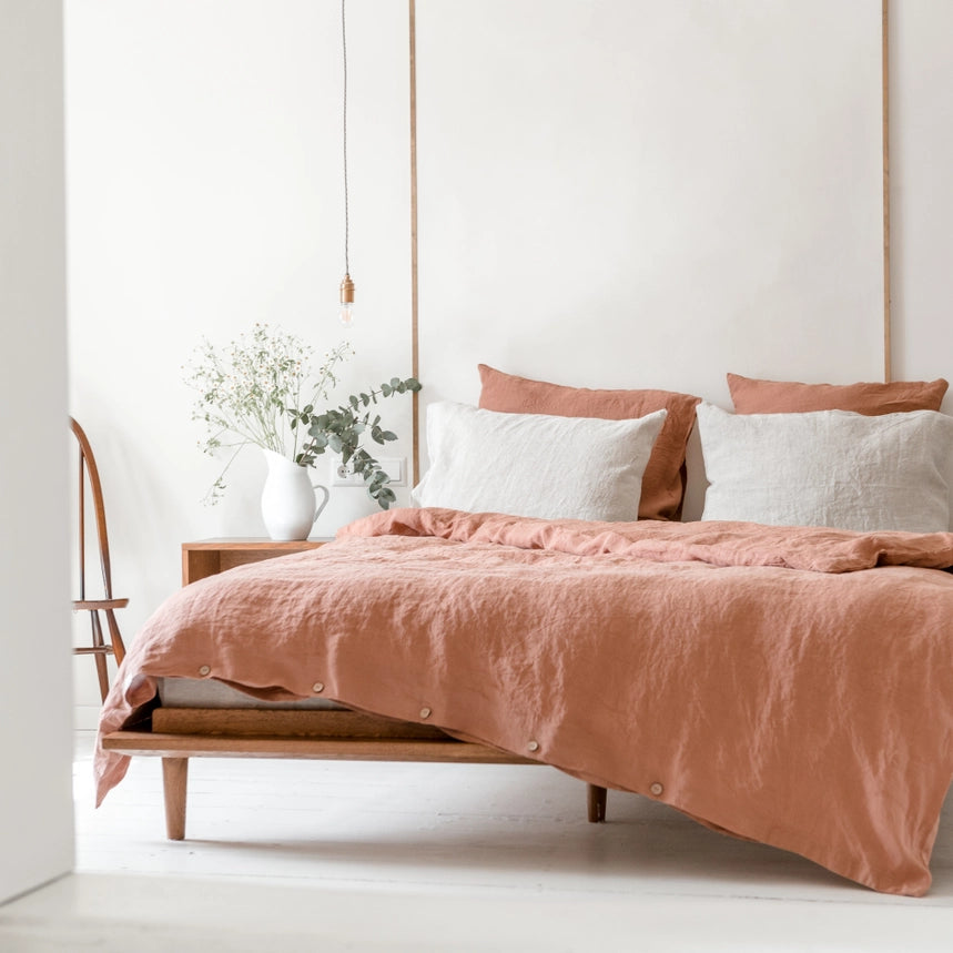 Melange European Linen Pillowcases | Set of 2