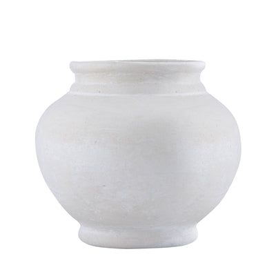 Paper Mache Pot – 9" Decorative Planter