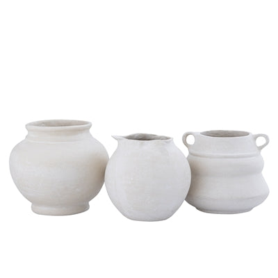 Paper Mache Pot – 9" Decorative Planter