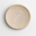 Travertine Tray – Round Stone Serving Tray