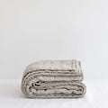 Melange Linen Quilted Blanket