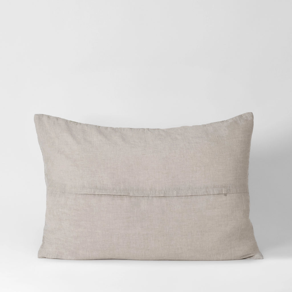 Quilted Linen Pillow Sham