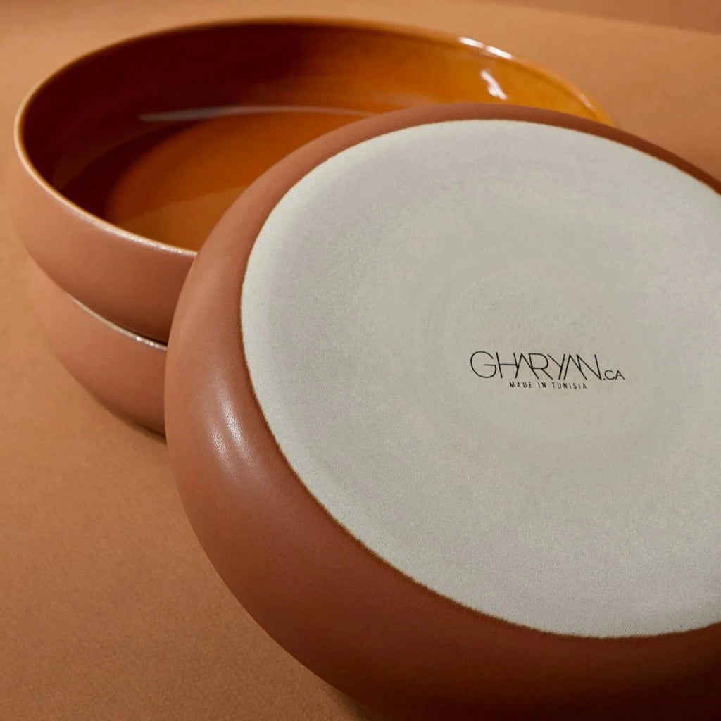 Tunisian Pasta Bowl Terracotta | Gharyan Stoneware | Sorelle Rossi