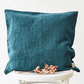 Deep Water Linen Pillow Covers | Set of 2