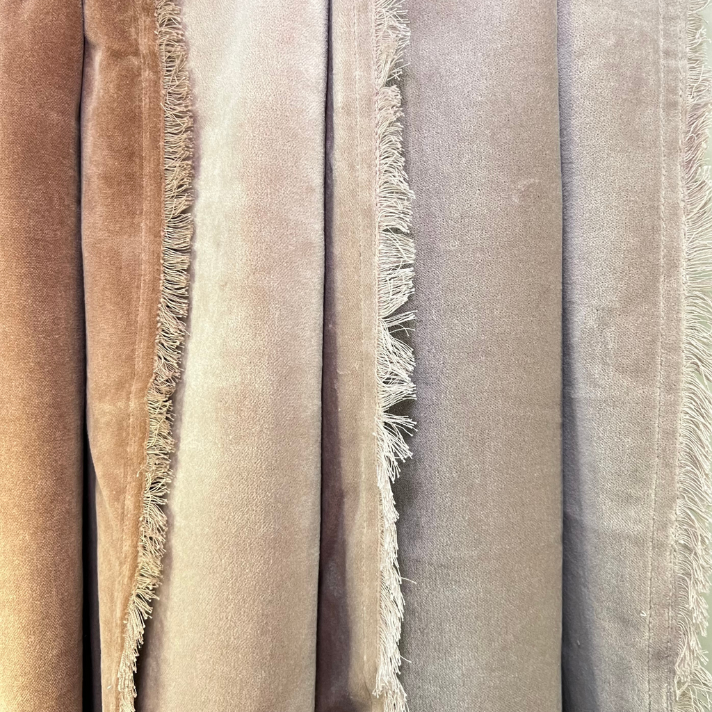 Vivienne Rosewood Velvet Pillow