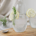 Small Pebbled Drinking Glasses – Set of 4 | Handcrafted Glassware