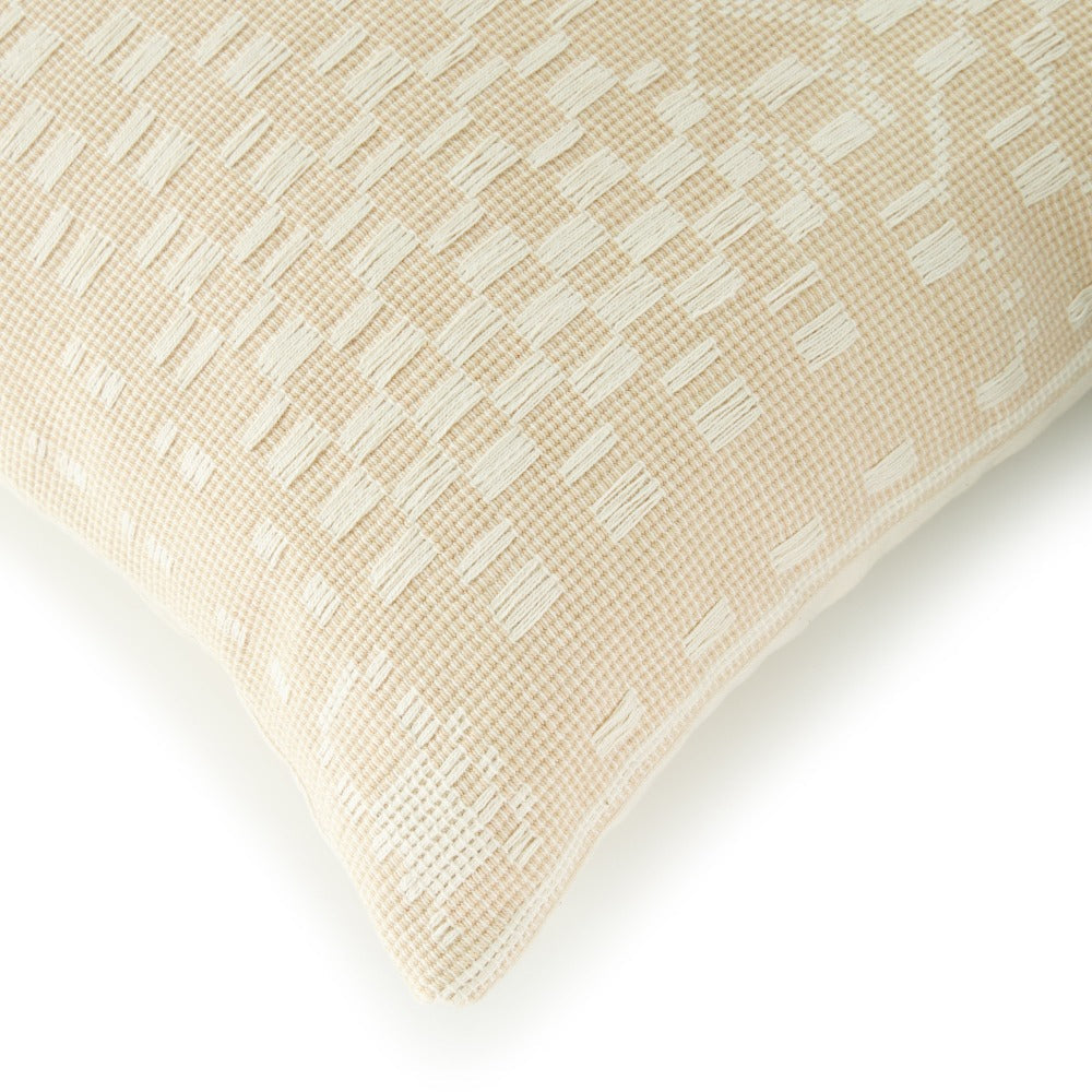 Handwoven Cotton Pillow Cover – Heirloom Naga | 18x18 Artisan Loom-Woven Textile, Ethical & Fair Trade Decor