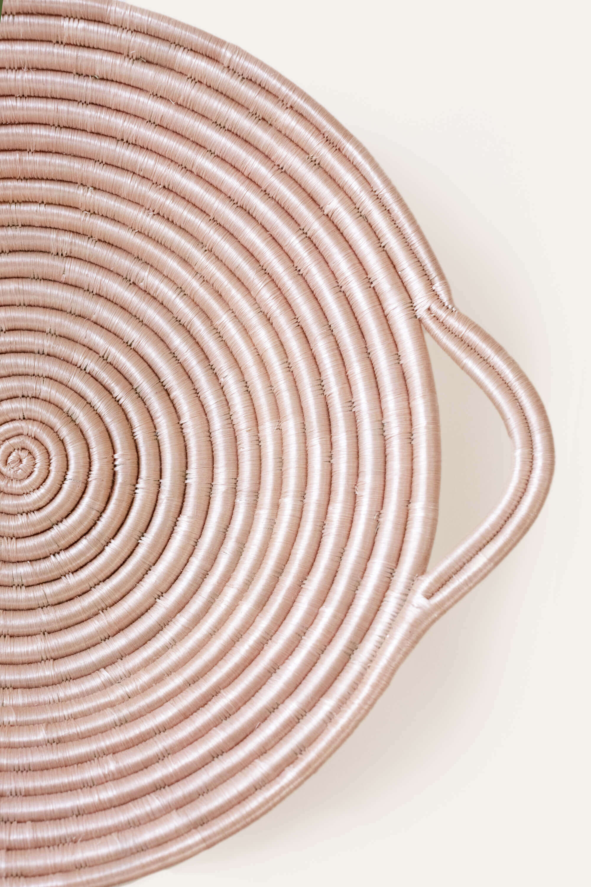 Handwoven Sisal Double Handle Bowl | Rwanda | Sorelle Rossi