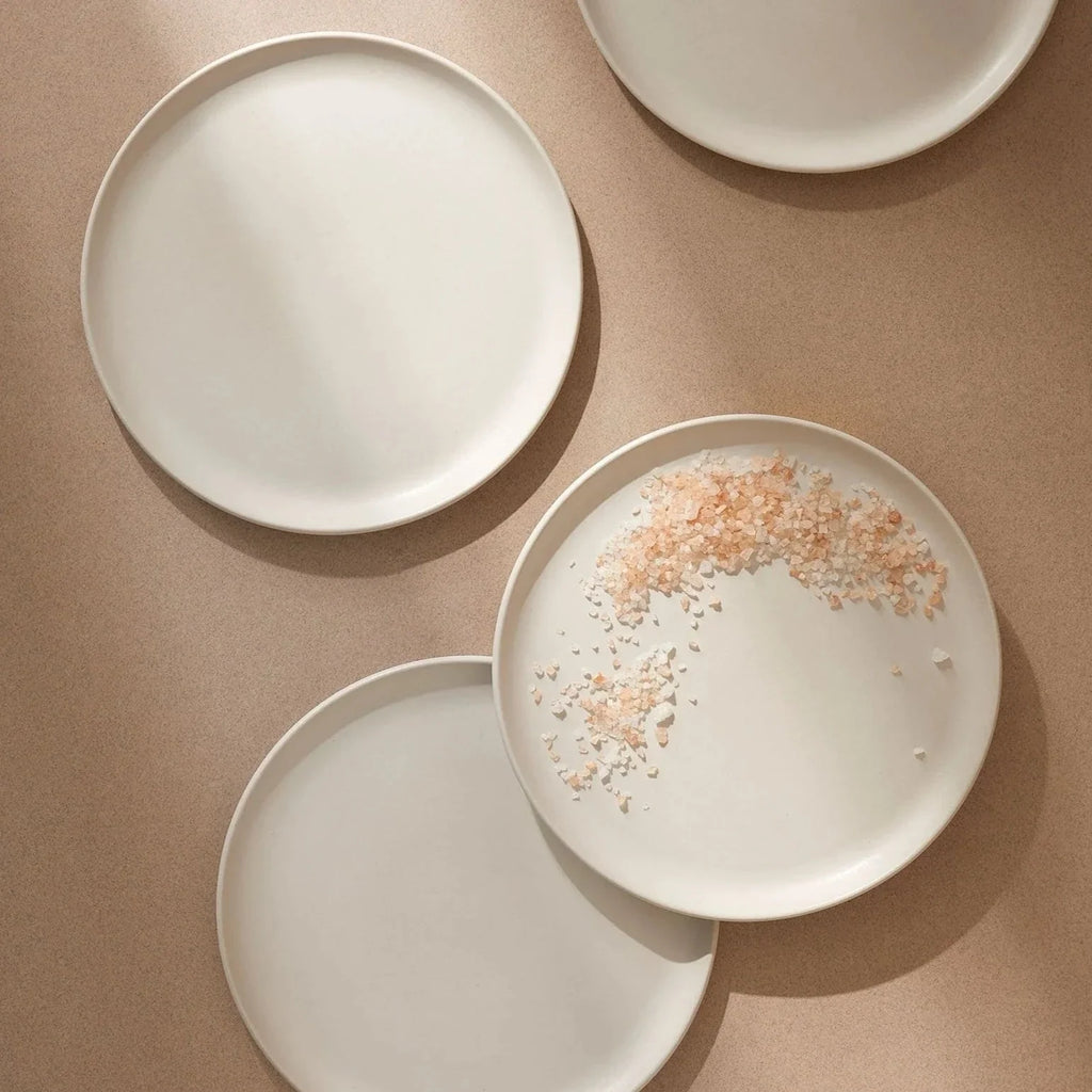 Tunisian Side Plate Matte White | Gharyan Stoneware | Sorelle Rossi