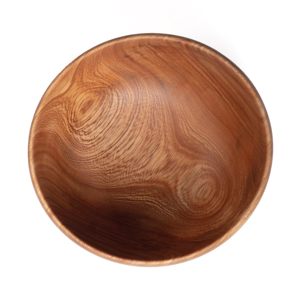 Cordus Wood Bowl | Handcrafted Natural Wooden Bowl for Kitchen Styling & Home Dec