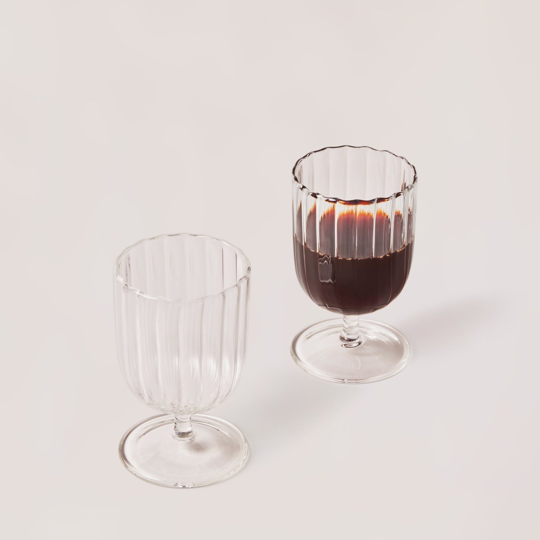 Kira Hand-Blown Borosilicate Stemware Chalice – Set of 4 | Artisan Glass
