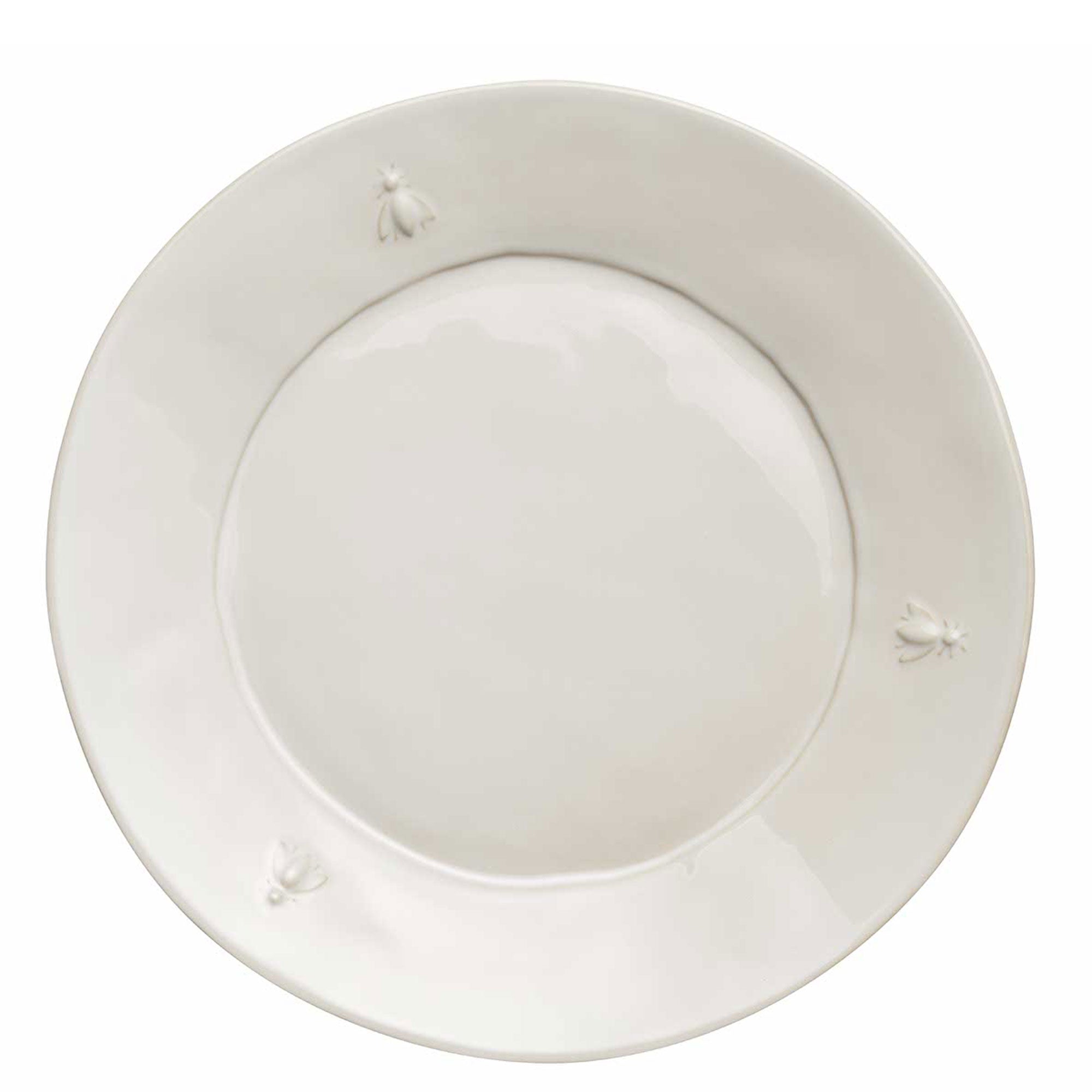 Bee Ceramic Dinner Plates — Set of 4