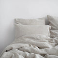 Melange Natural Linen Duvet Cover Set