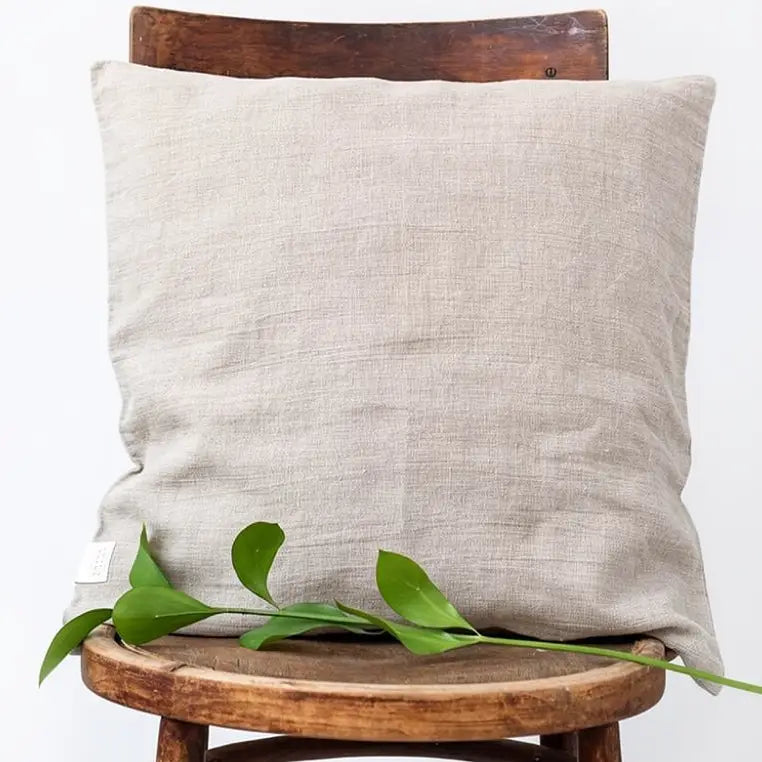 Natural Linen Cushion Covers | Set of 2