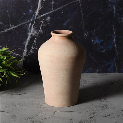 Small Terracotta Vase – Natural Decorative Vessel