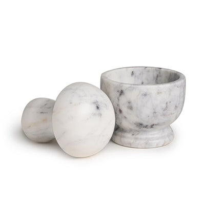 White Marble Grinder – Kitchen & Table Accent | Sorelle Rossi