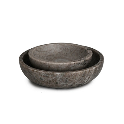 Marble Nesting Bowls – Handcrafted Stone Set | Natural Marble Decorative & Serving Bowls for Kitchen & Coffee Table