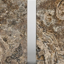 Grey Travertine Bookends– Neutral Stone Shelf Accent | Sorelle Rossi