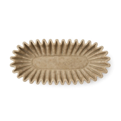 Katherine Alice Ruffled Marble Bowl – Handcrafted Decorative Natural Bowl | Sorelle Rossi