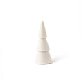 Small White Marble Decorative Christmas Tree – Minimalist Holiday Accent, 7"