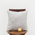Grey Blue Pinstripe Linen Cushion Cover | Set of 2