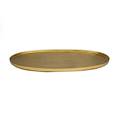 Antiqued Brass Tray – Oval Serving Tray | Sorelle Rossi