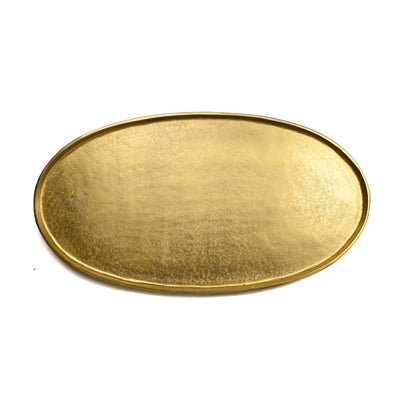 Antiqued Brass Tray – Oval Serving Tray | Sorelle Rossi