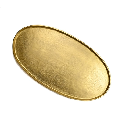 Antiqued Brass Tray – Oval Serving Tray | Sorelle Rossi
