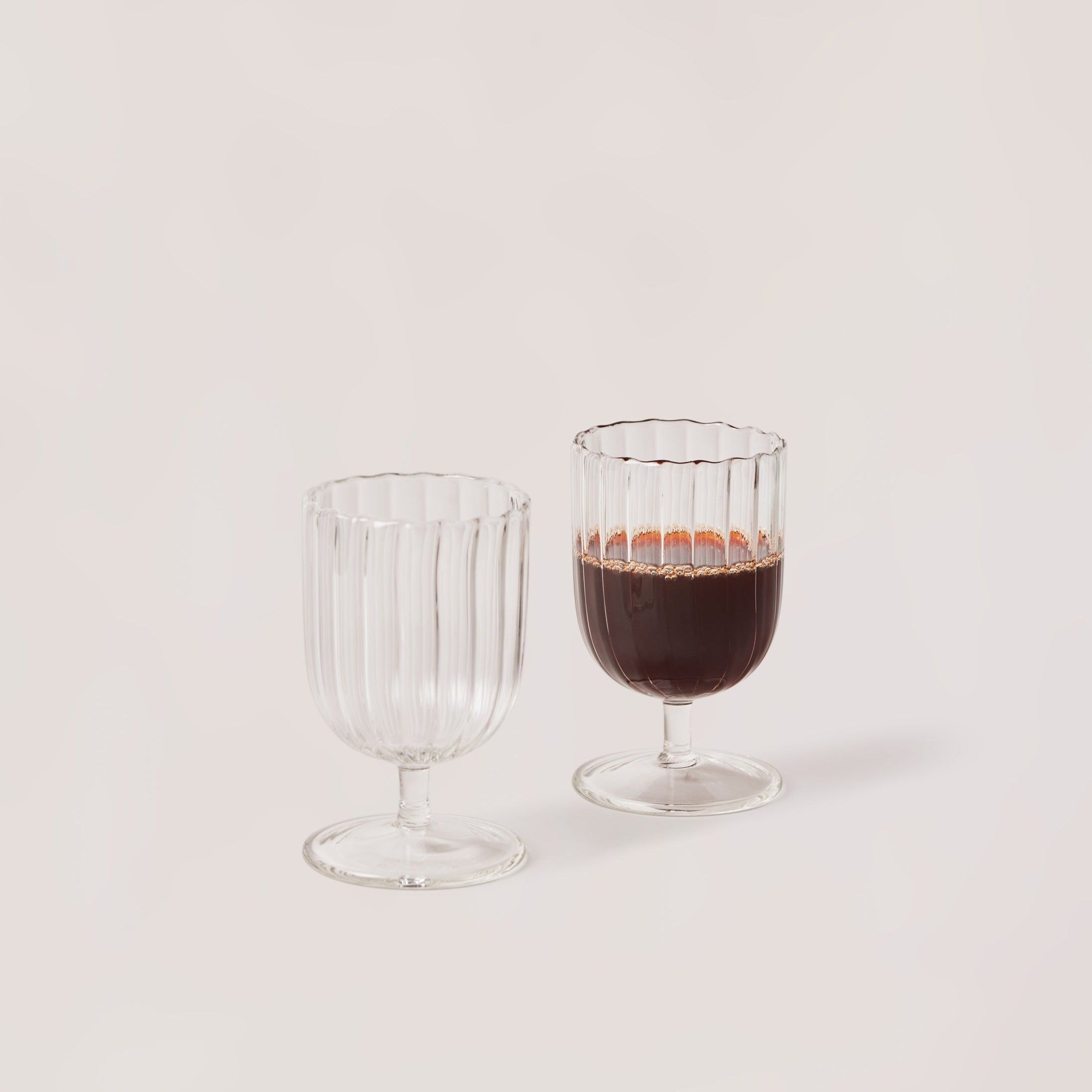 Kira Hand-Blown Borosilicate Stemware Chalice – Set of 4 | Artisan Glass