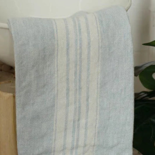 Stone-Washed Linen Hand Towels – Set of 6 | Luxury Soft European Linen Towels (Maison Collection)