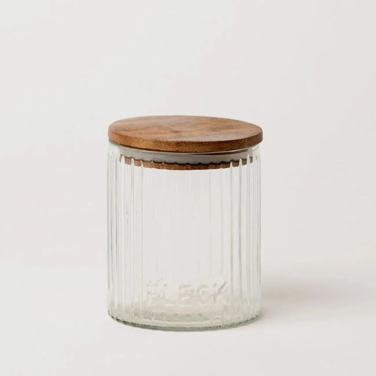 Handblown Fluted Glass Storage Jars – Set of 3 | Kitchen Organization | Sorelle Rossi