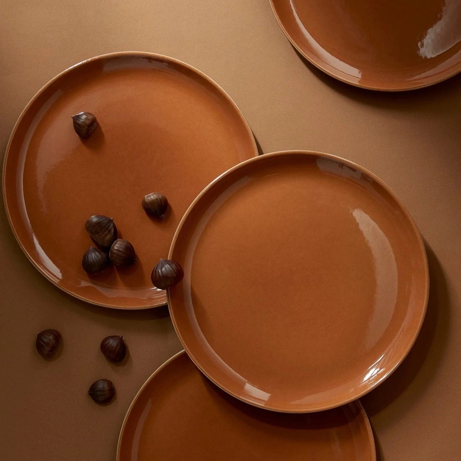 Tunisian Dinner Plate Terracotta | Gharyan Stoneware | Sorelle Rossi