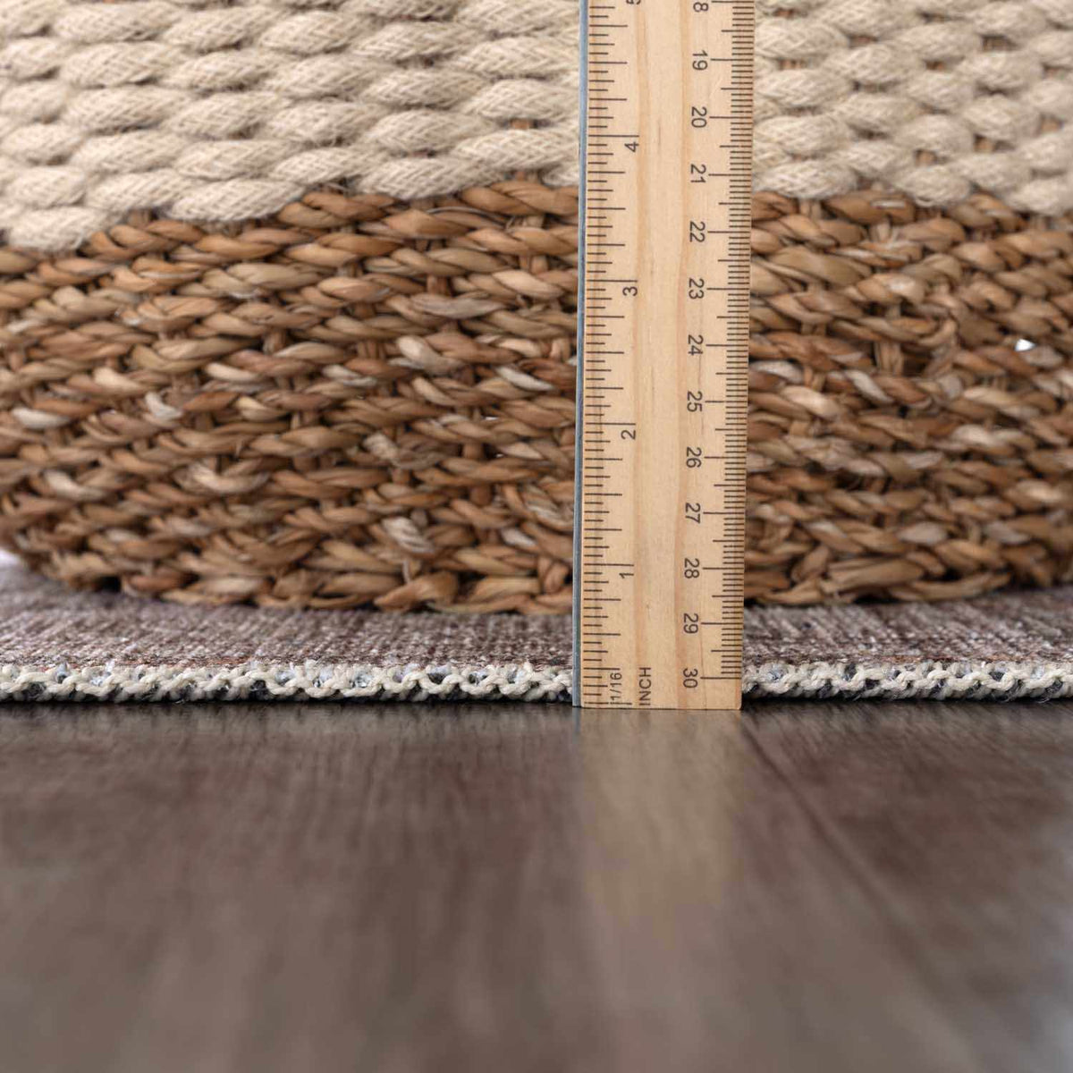 Barny Traditional Washable Area Rug - No-Pile