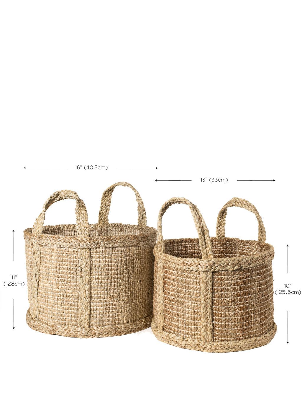 Bono Basket Natural | Braided Jute | KORISSA | Sorelle Rossi