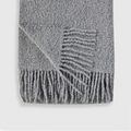 Baldwin Bouclé Throw Blanket – Textured Neutral Cozy Throw | Soft European-Inspired Home Accent