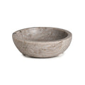 Stone bowl on a white background