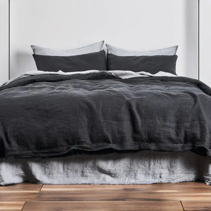 100% Linen Duvet Cover Set | Handmade Linen Bedding | Multiple color option available