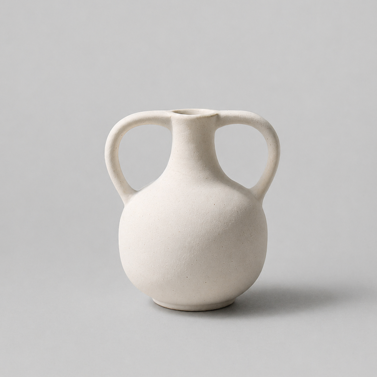 Harappan Ceramic Vase – Osmos Studio | Sculptural Handmade Vase for Dried Florals & Neutral Decor
