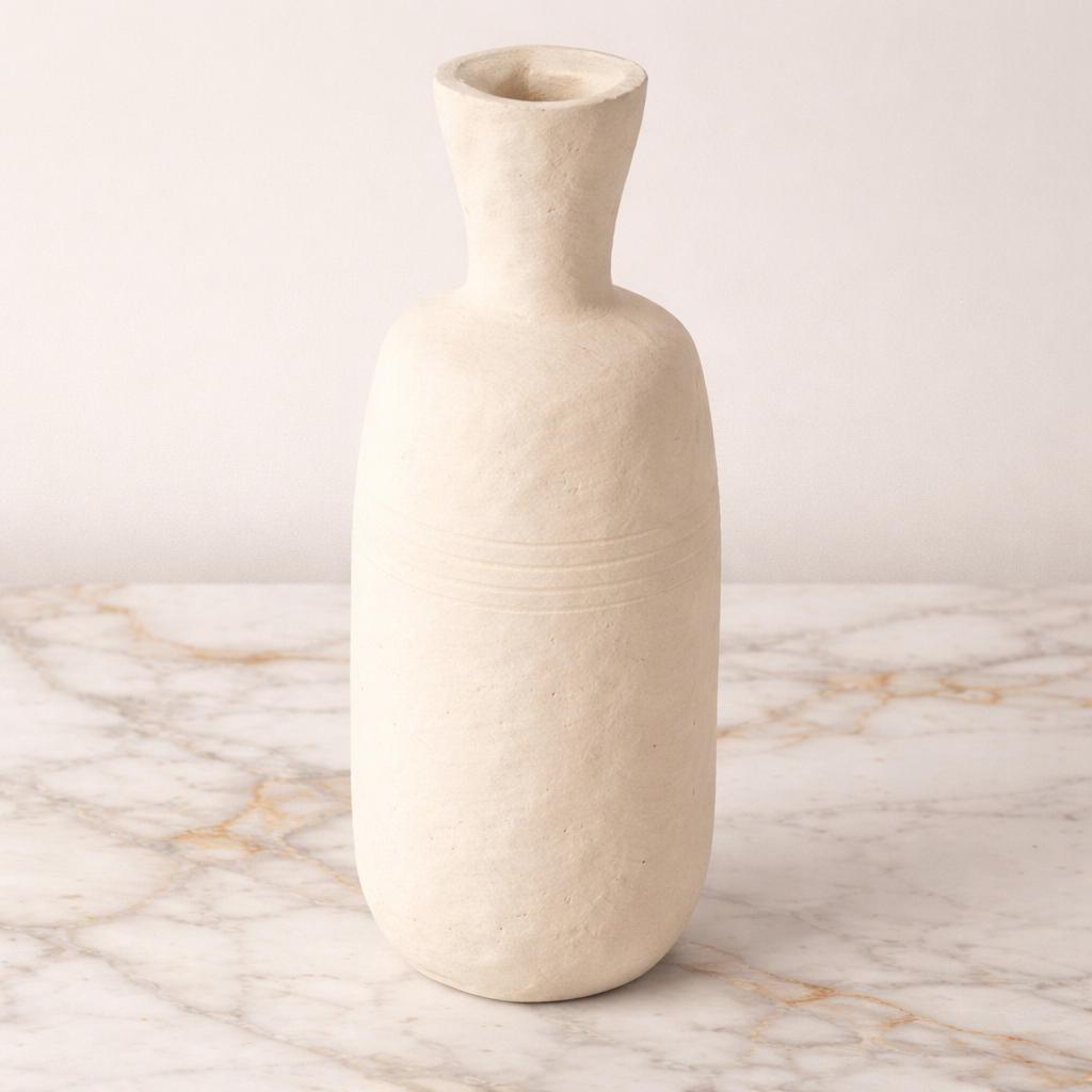 Grace Paper Mâché Vase – 26" Decorative Floor Vase