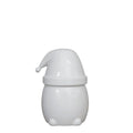 Eating Santa Ceramic Treat Jar – Shiny White