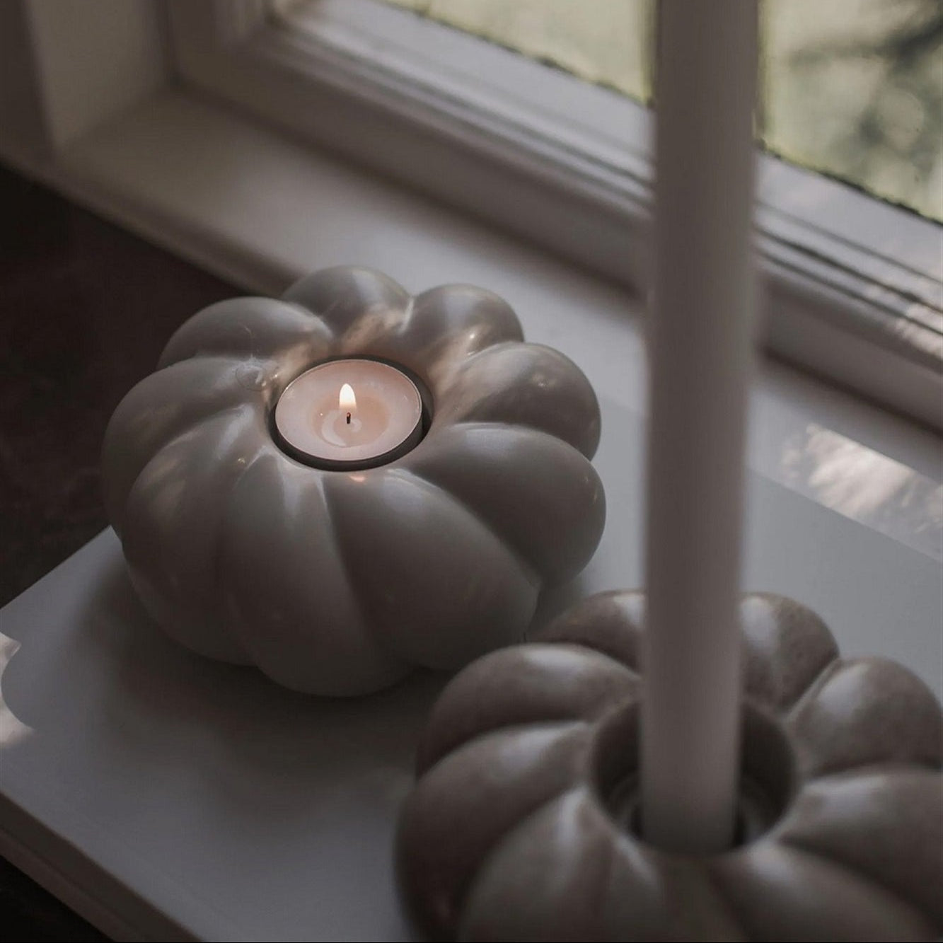 Twine Candle Holders – Taper & Votive Set | Rustic Neutral Candle Holders