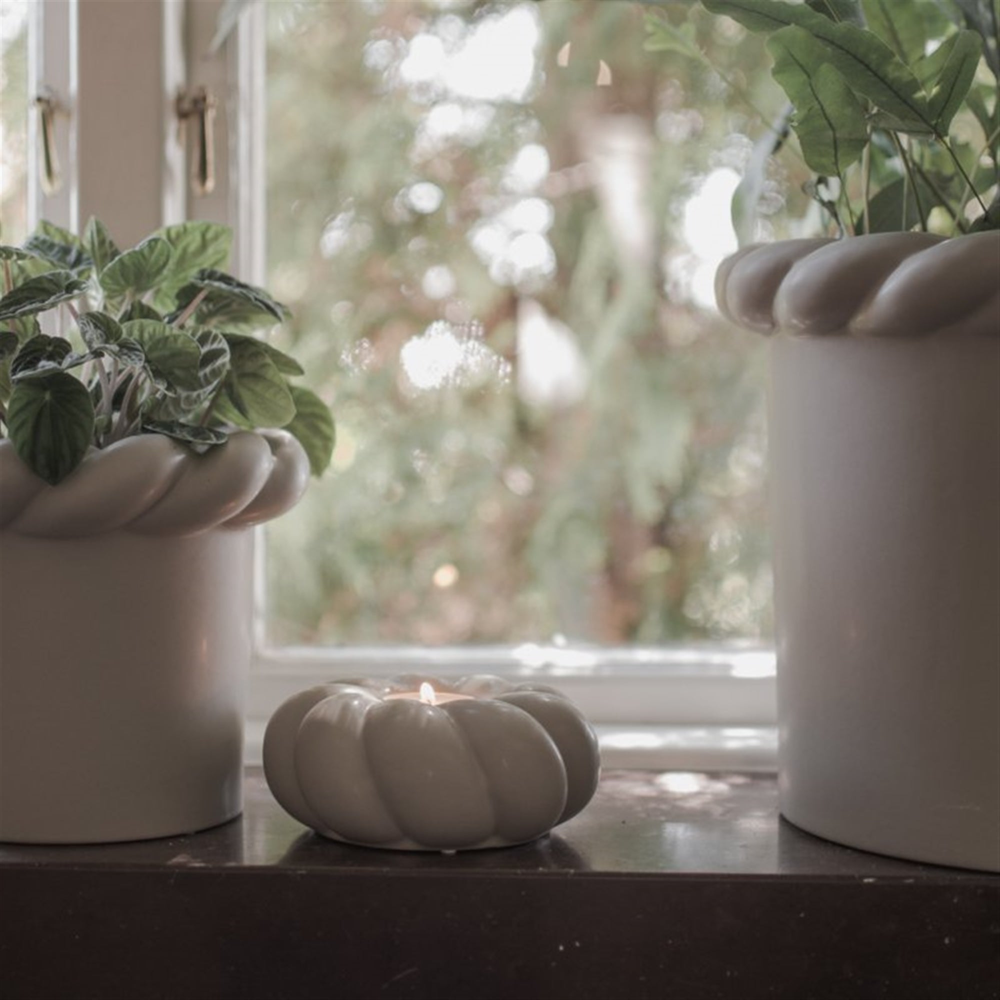 Twine Candle Holders – Taper & Votive Set | Rustic Neutral Candle Holders