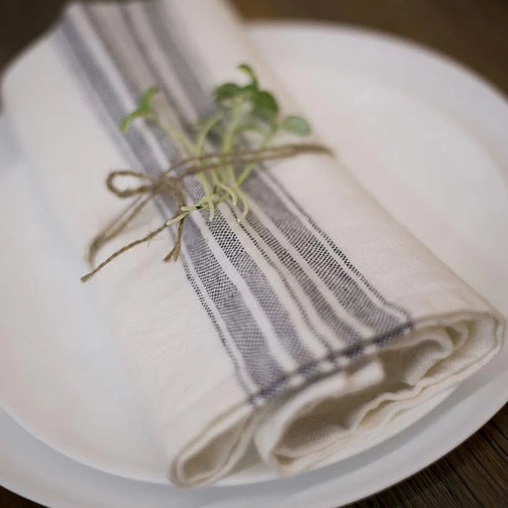 Linen Napkins – Set of 4 (Maison) | Stonewashed European Flax Cloth Napkins