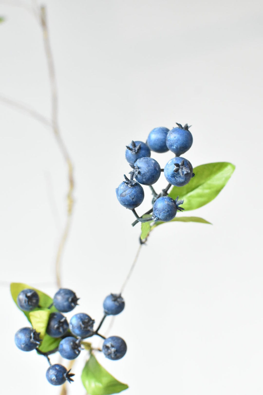 42" Faux Blue Berry Vine with Leaves